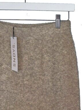 SNDYS Stone Late Lunch Knit Skirt - Size S - New with Tags
